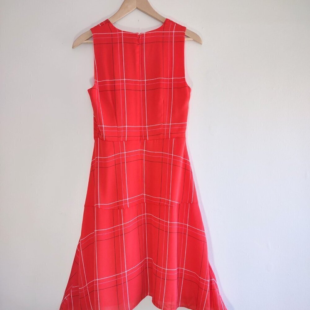 NWT Ann Taylor Dress Size 2 Hi-Low Flowy Hem "Old Money Preppy' Euro Summer Chic - Picture 5 of 9